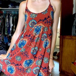 Floral Boho Flowy Roxy Sun Dress
